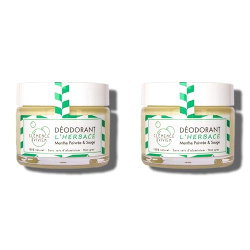 déodorant herbacé clémence & vivien lot de 2 50 g
séchage rapide clémence & vivien déodorant crème herbacé
parfum nature