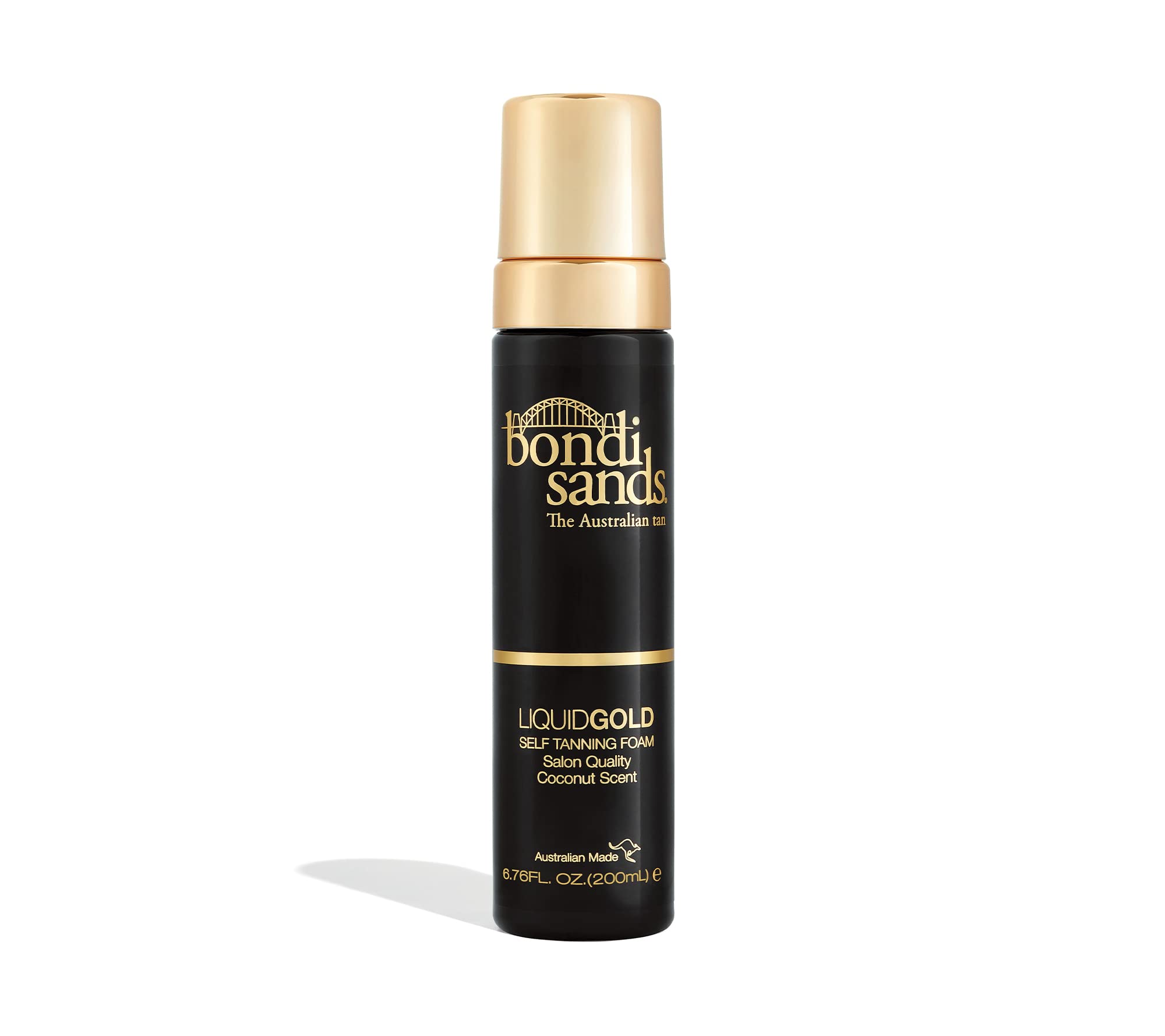 Bondi Sands Liquid Gold Mousse Autobronzante pour une Bronze doré éclatant | Formule Légère à Séchage Rapide | 200 ml