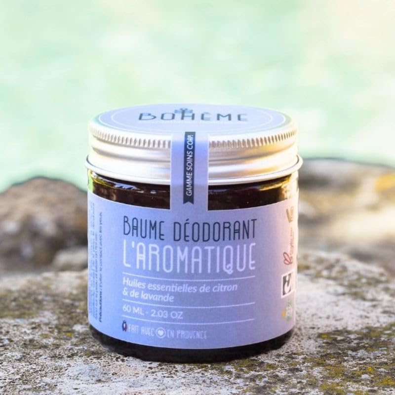 Baume déodorant bio L’Aromatique naturel sans parfum pour homme en été