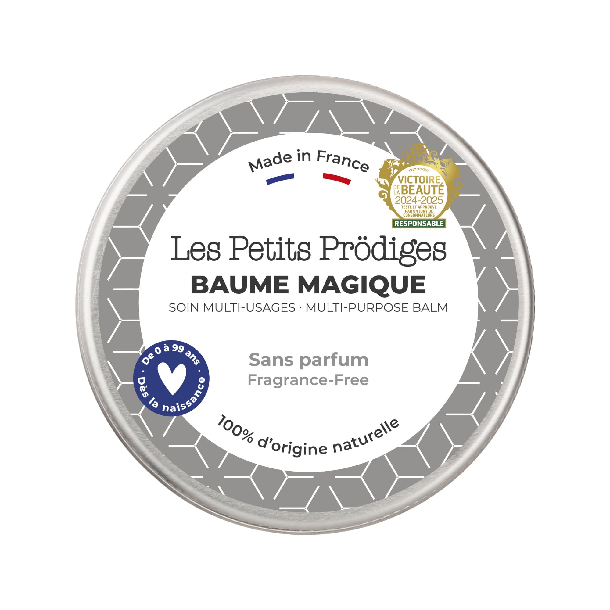 LES PETITS PRODIGES Baume Magique Multi Usages - Visage, Levres, Mains & Corps - Soin Hydratant & Réparateur - 100% Natu